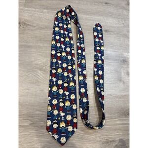 PEANUTS Charlie Brown and Gang Neck Tie United Feature Syndicate Preown Good‎